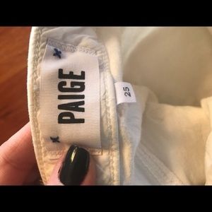 White Paige Skinny Jeans